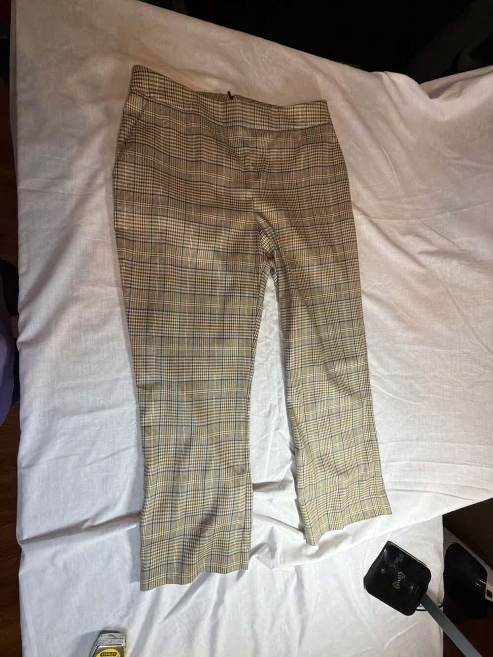 Cabi Plaid Trousers Size 8